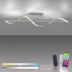 Smart plafondlamp LED spiraal staal>Straluma Online