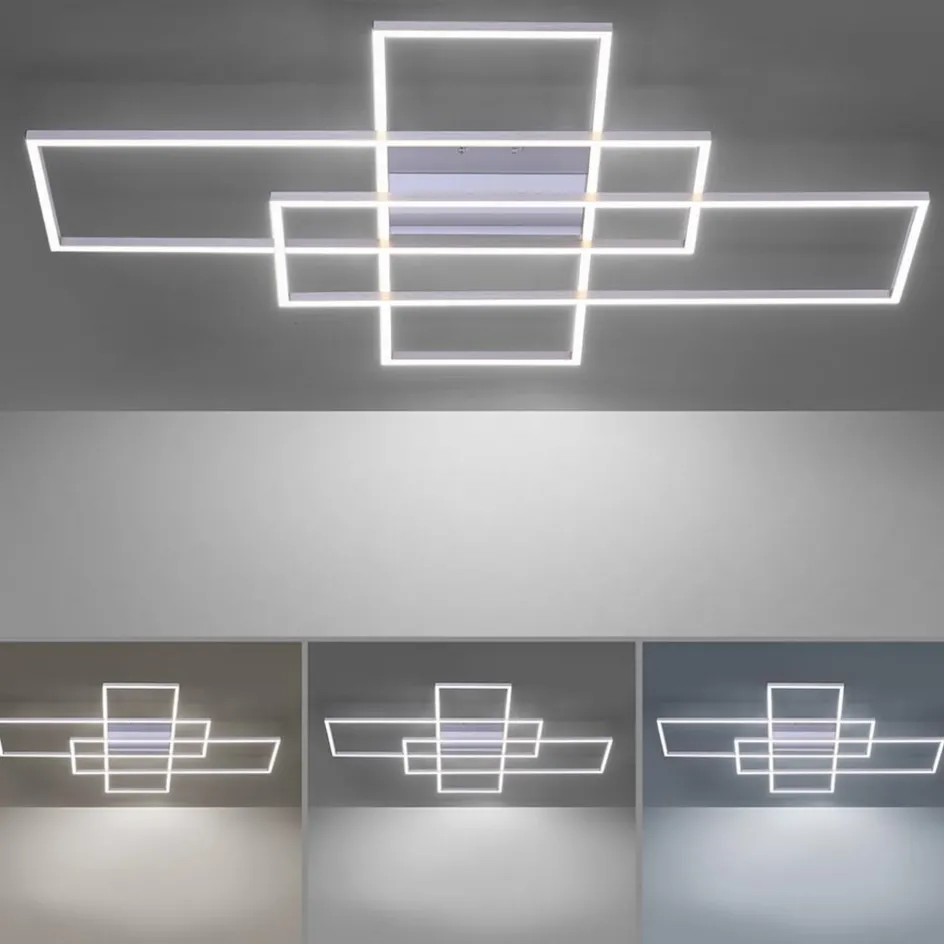 Smart plafond/wandlamp rechthoeken inclusief remote>Straluma Online