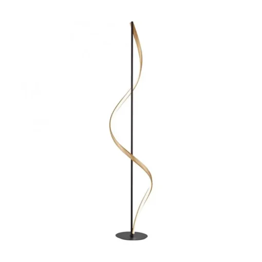 Smart vloerlamp antraciet/goud met memoryfunctie>Straluma Clearance