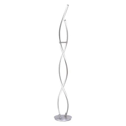 Smart vloerlamp spiraal 2-lichts nikkel>Straluma Discount