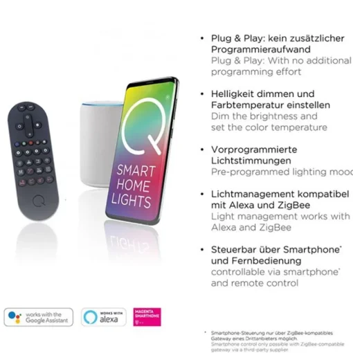 Smart wand/plafondlamp goud met grijs dimbaar>Straluma Sale