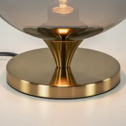 Smoke glazen tafellamp met gouden voet></noscript>Straluma New
