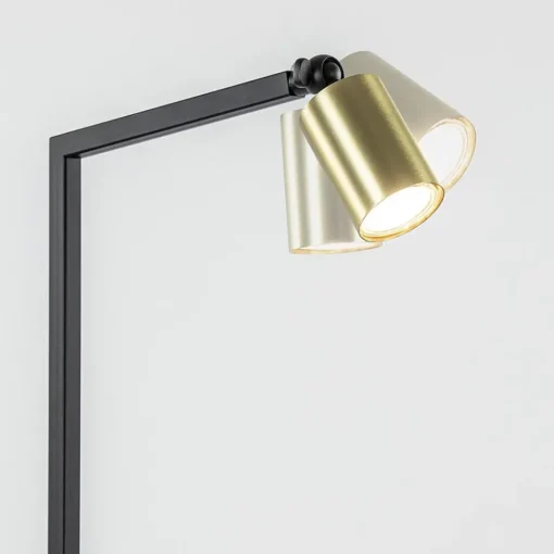 Staande leesspot Bounce zwart/goud>Straluma
