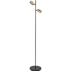 Staande leesspot 2L Bounce zwart/goud>Straluma