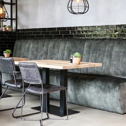 Stijlvolle eetkamerbank Maria antraciet><noscript><img width=