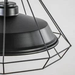 Stoere hanglamp industrieel/Scandinavisch mat zwart></noscript>Straluma Outlet