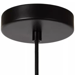 Stoere hanglamp zwart met mat zwart glas></noscript>Straluma Sale