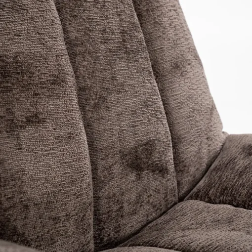 Stoffen fauteuil Derby bruin draaibaar>Straluma