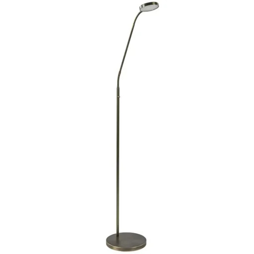 Strak klassieke LED leeslamp brons dim to warm>Straluma Clearance