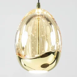 Strak klassieke LED tafellamp egg zwart met goud></noscript>Straluma Discount