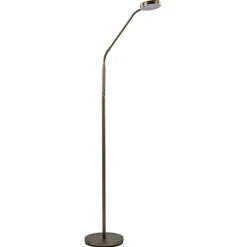 Strak klassieke leeslamp brons dimbaar>Straluma Hot