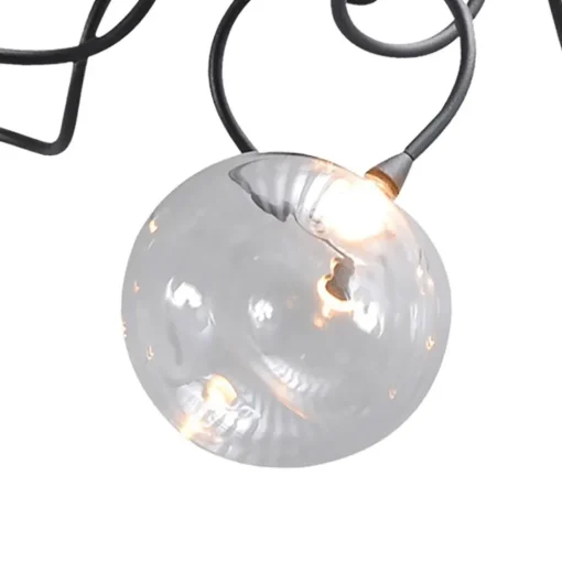 Strak klassieke plafondlamp LED met helder glas>Straluma