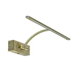 Strak klassieke wandlamp brons dimbaar LED>Straluma Hot