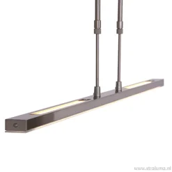 Strakke hanglamp LED staal incl. dimmer></noscript>Straluma Sale