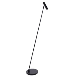 Strakke zwarte design vloerlamp LED>Straluma Clearance