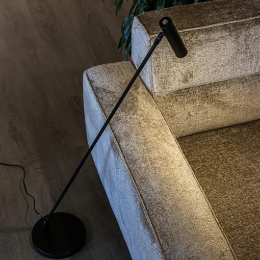 Strakke zwarte design vloerlamp LED>Straluma Clearance