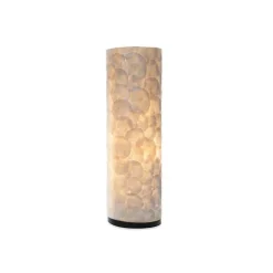 Tafellamp 40 cm cilinder creme schelpen></noscript>Straluma New