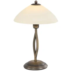 Tafellamp Capri brons/Glas>Straluma