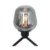 Tafellamp driepoot kegel smoke glas>Straluma Sale