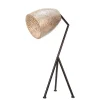Tafellamp driepoot zwart/schelpen gold>Straluma