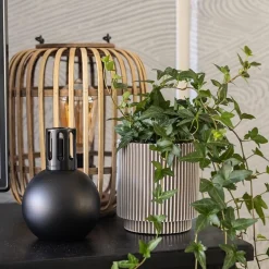 Tafellamp lantaarn bamboe><noscript><img width=