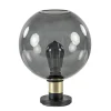 Tafellamp Lazise 25cm zwart/smoke/goud>Straluma New