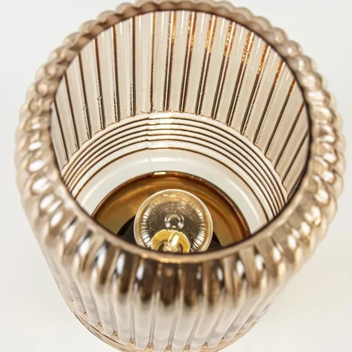 Tafellamp op batterij Lipa amber glas>Straluma Hot