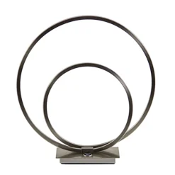Tafellamp ringen nikkel 3-st. dimmer>Straluma Clearance