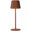 Tafellamp roest bruin oplaadbaar inclusief LED IP54>Straluma