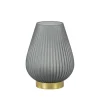 Tafellamp Tajera op batterij mat grijs/goud>Straluma Outlet