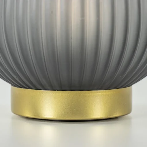 Tafellamp Tajera op batterij mat grijs/goud>Straluma Outlet