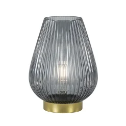 Tafellamp Tajera van Light and Living op batterij grijs/goud>Straluma New