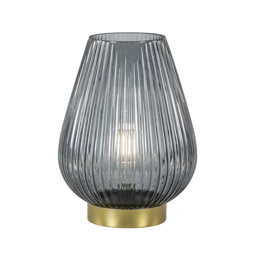 Tafellamp Tajera van Light and Living op batterij grijs/goud>Straluma New