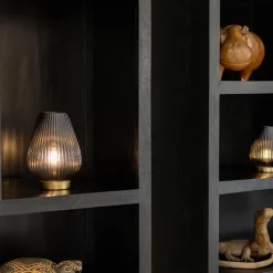 Tafellamp Tajera van Light and Living op batterij grijs/goud></noscript>Straluma New