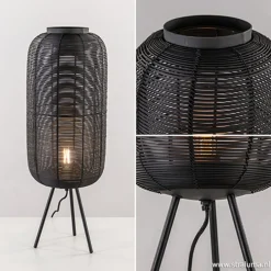 Tafellamp Tomek zwart draad 3-poot 70cm><noscript><img width=