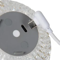 Tafellamp transparant/goud oplaadbaar en dimbaar></noscript>Straluma