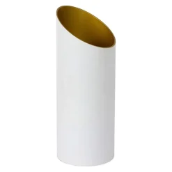 Tafellamp uplighter mat wit met goud>Straluma Hot