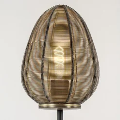 Tafellamp Yaelle brons/zwart></noscript>Straluma Outlet