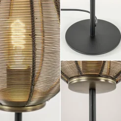 Tafellamp Yaelle brons/zwart></noscript>Straluma Outlet