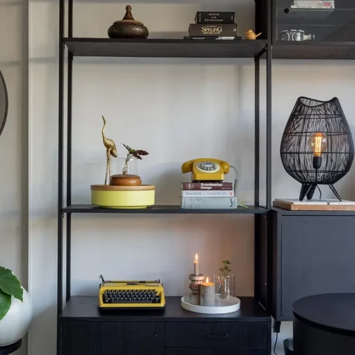 Tafellamp Yumi zwart op pootjes Light and Living>Straluma Online