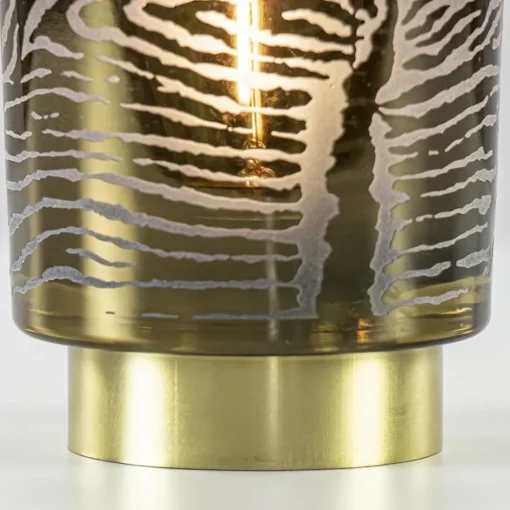 Tafellamp Zebra grijs goud op batterijen Light & Living>Straluma Outlet