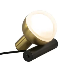 Tafel/wandlamp Drop zwart/goud>Straluma Sale