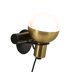 Tafel/wandlamp Drop zwart/goud></noscript>Straluma Sale