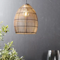 Trendy draad hanglamp Meya zwart/goud></noscript>Straluma Hot