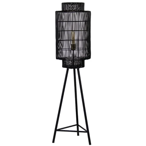 Trendy draad-vloerlamp Gruaro zwart>Straluma Sale