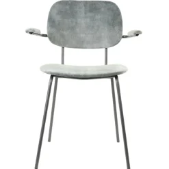 Trendy eetkamerstoel Emma velvet grijs></noscript>Straluma Clearance