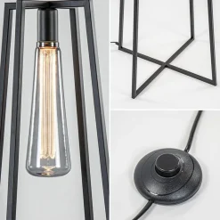 Trendy vloerlamp zwart frame excl lichtbron></noscript>Straluma Clearance