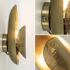 Trendy wandlamp antiek brons></noscript>Straluma