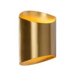 Trendy wandlamp goud metaal G9>Straluma Sale