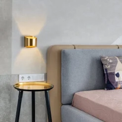 Trendy wandlamp goud metaal G9></noscript>Straluma Sale